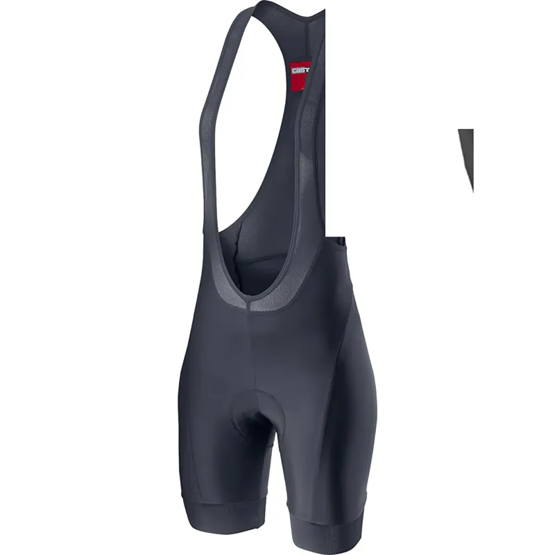 Castelli Prima Womes Bibshort Steel Blue Brilliant Pink 