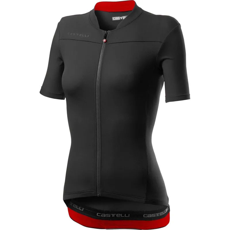 Castelli Anima 3 WomensJersey Black/Red 