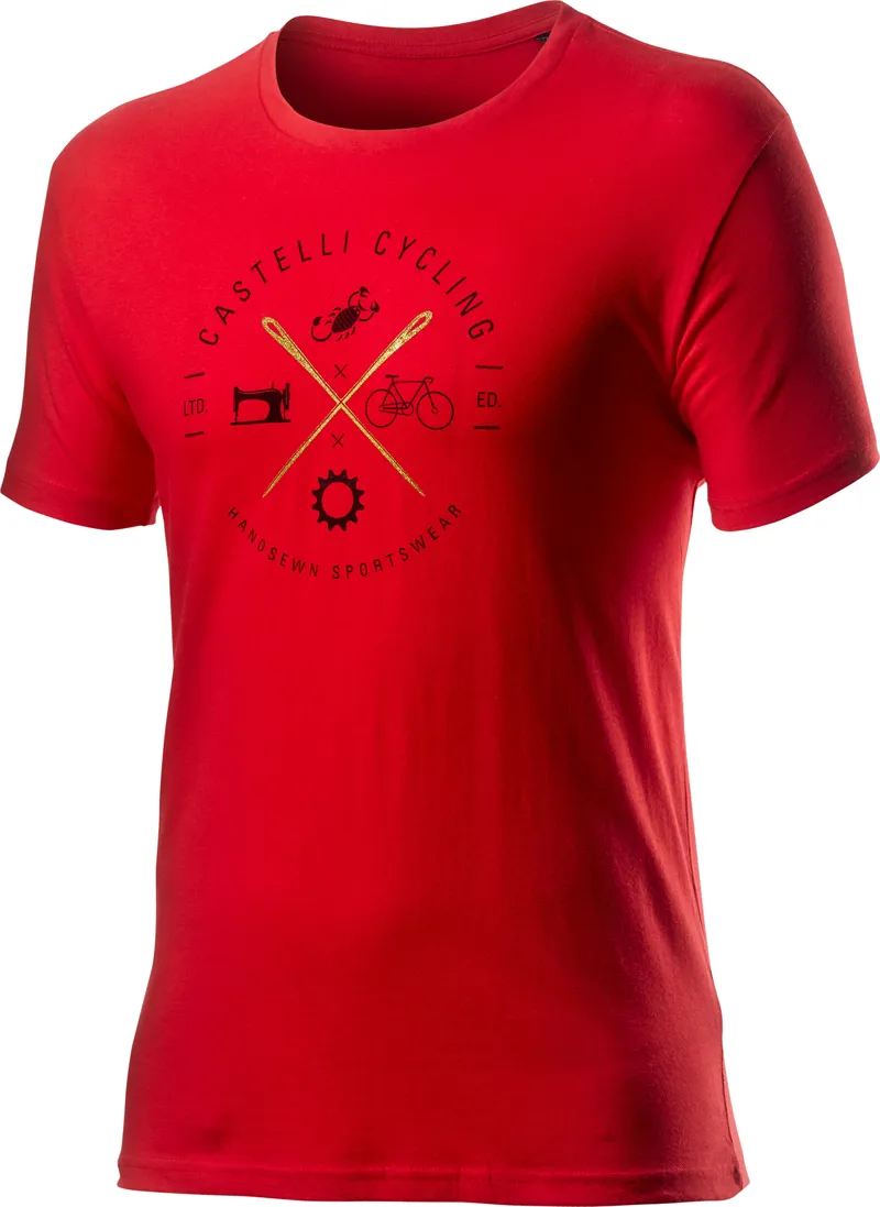 Castelli Sarto Tee Red 