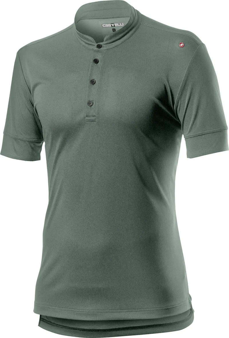 Castelli Tech Polo Sauge Green 