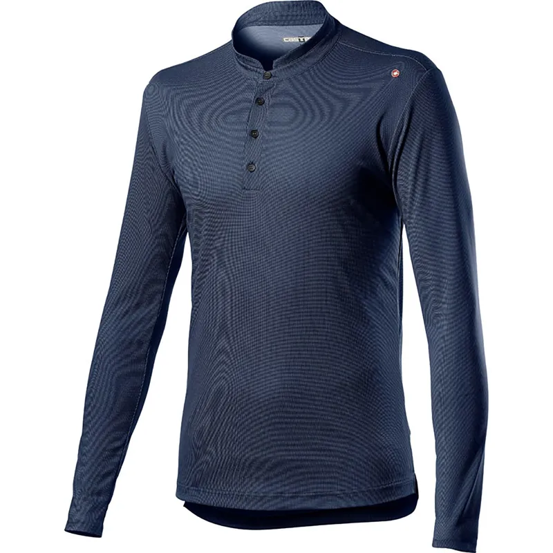 Castelli Tech Henley Long Sleeve Infinity Blue 