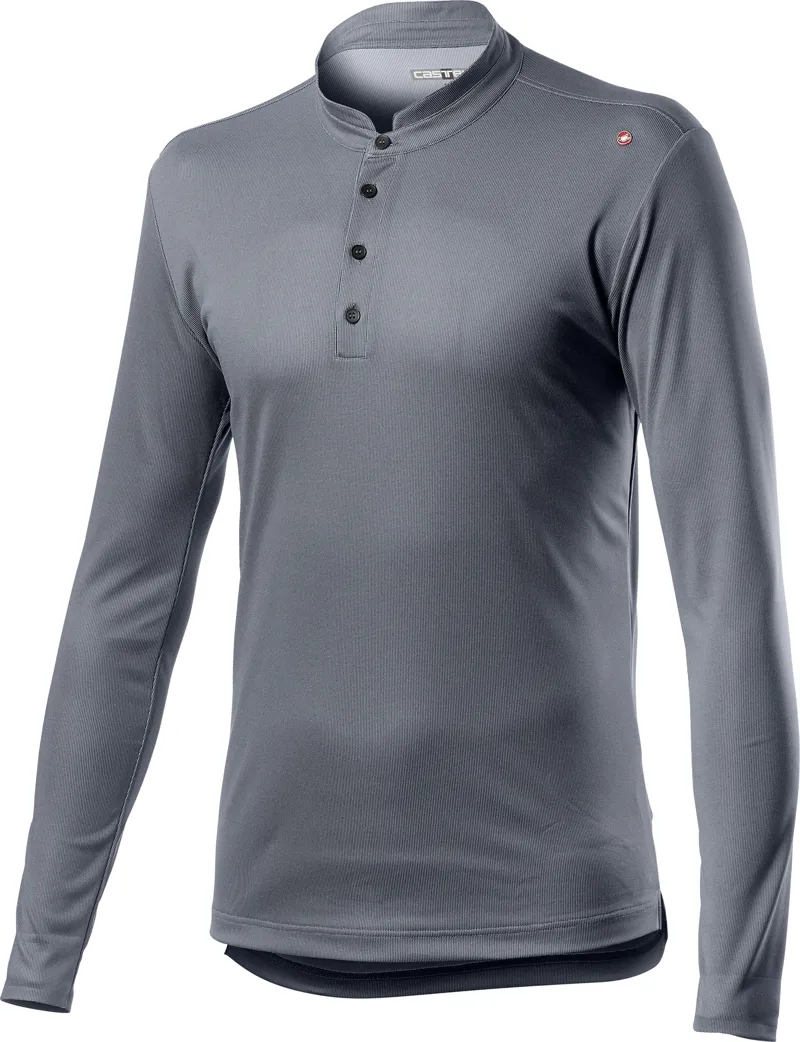Castelli Tech Henley LS Tempest Gray 