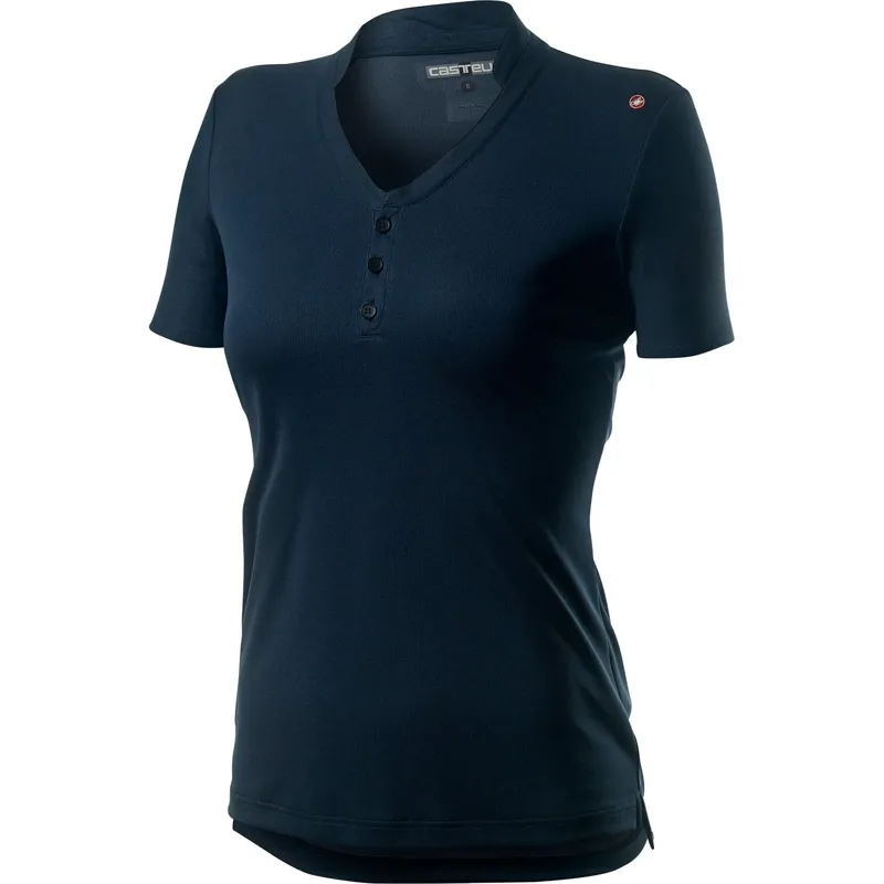 Castelli Tech Womens Polo Infinity Blue 