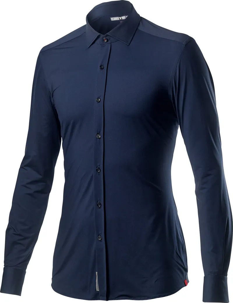 Castelli VG Button Shirt Infinity Blue 