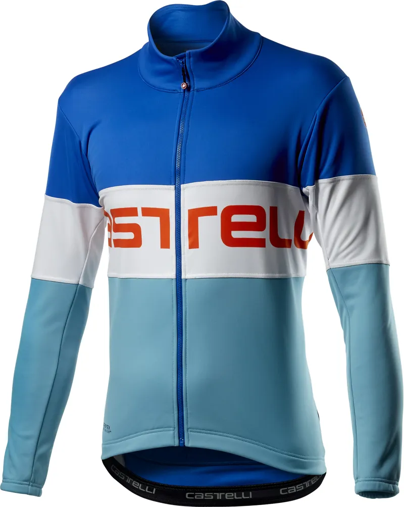 Castelli Prologo Jacket Rescue Blue/White/Celeste 