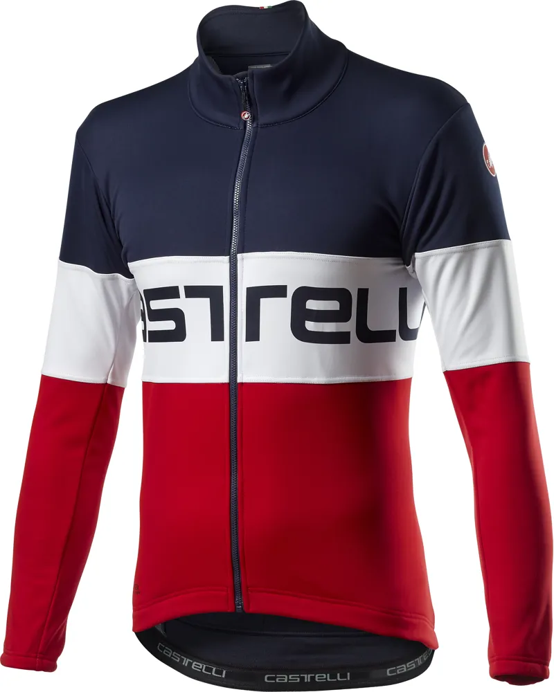 Castelli Prologo Jacket Savile Blue/ White/ Red 