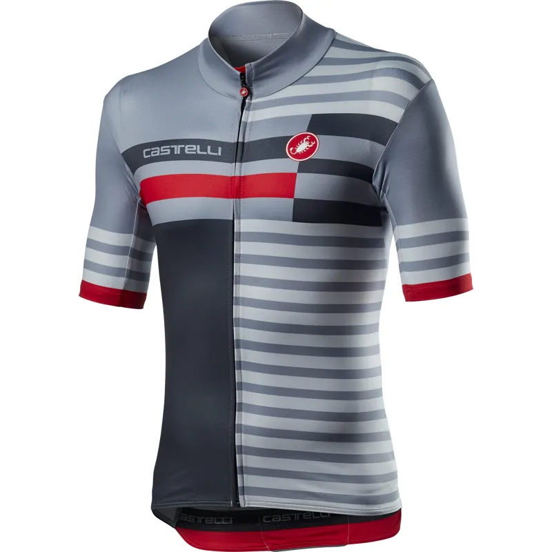 Castelli Mid Weight Pro Jersey Vortex Gray 