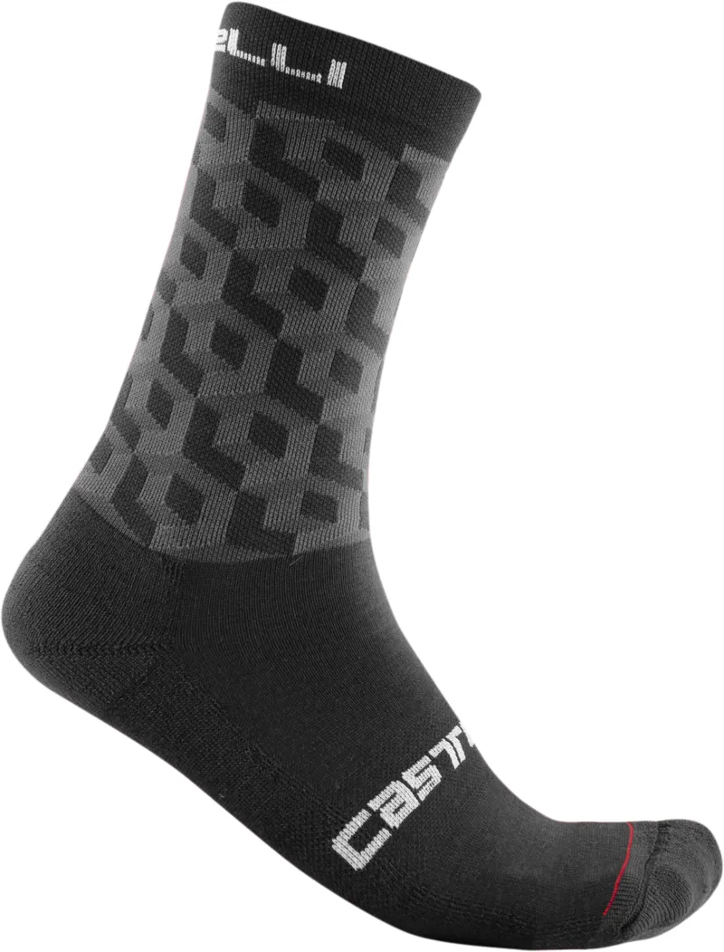 Castelli Cubi 18 Sock Black 