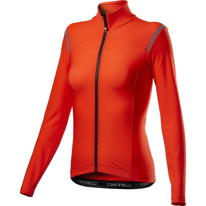 Castelli Tutto Nano Ros Womens Jersey Fiery Red 