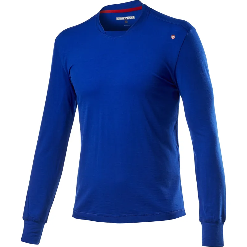 Castelli Merino LS Tee Surf Blue 