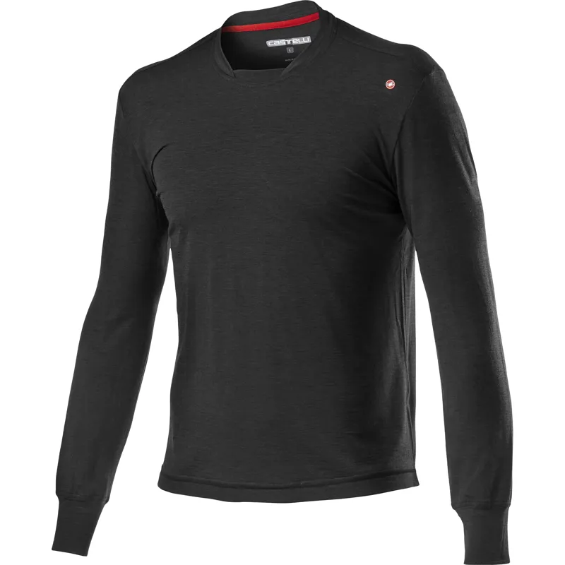 Castelli Merino LS Tee Black 
