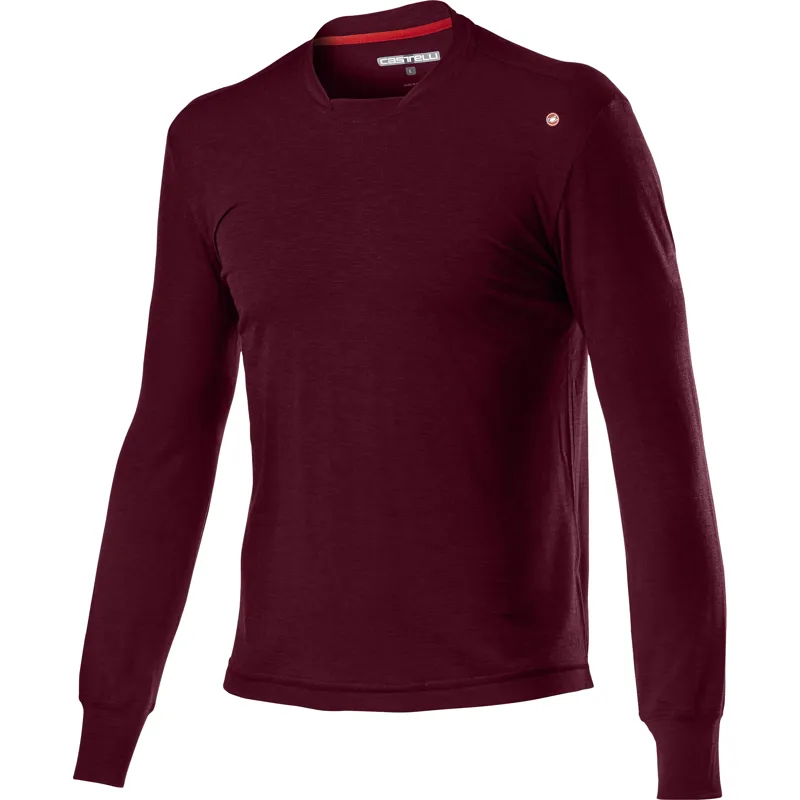 Castelli Merino LS Tee Barbaresco Red 