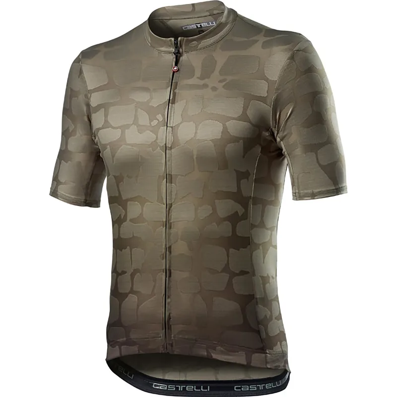 Castelli PavJersey Bark Green 