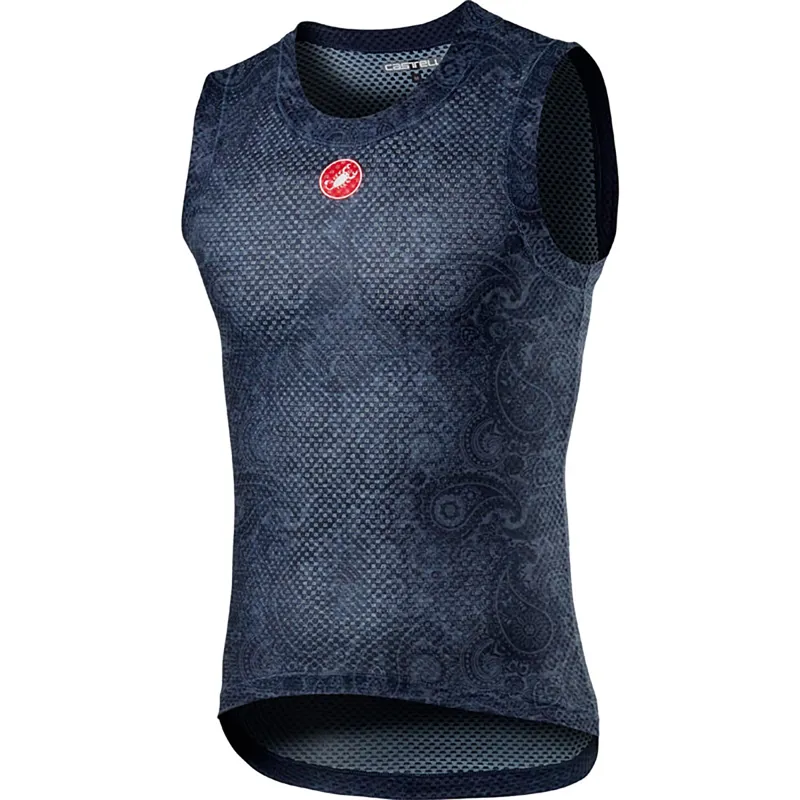 Castelli Pro Mesh Sleeveless Base Layer Steel Blue 