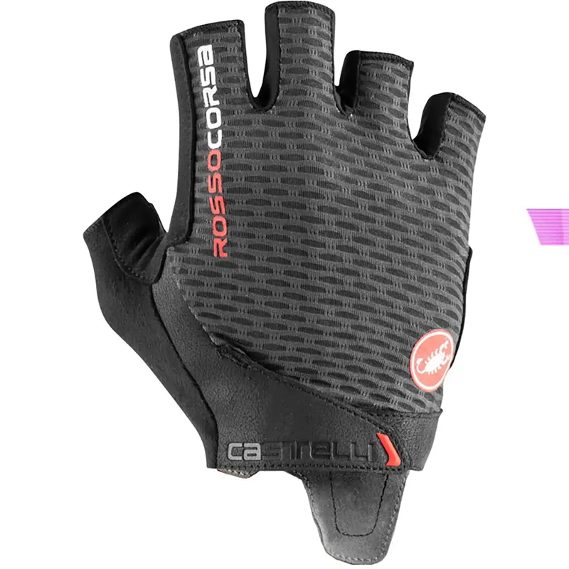 Castelli Rosso Corsa Pro V Gloves Gray 