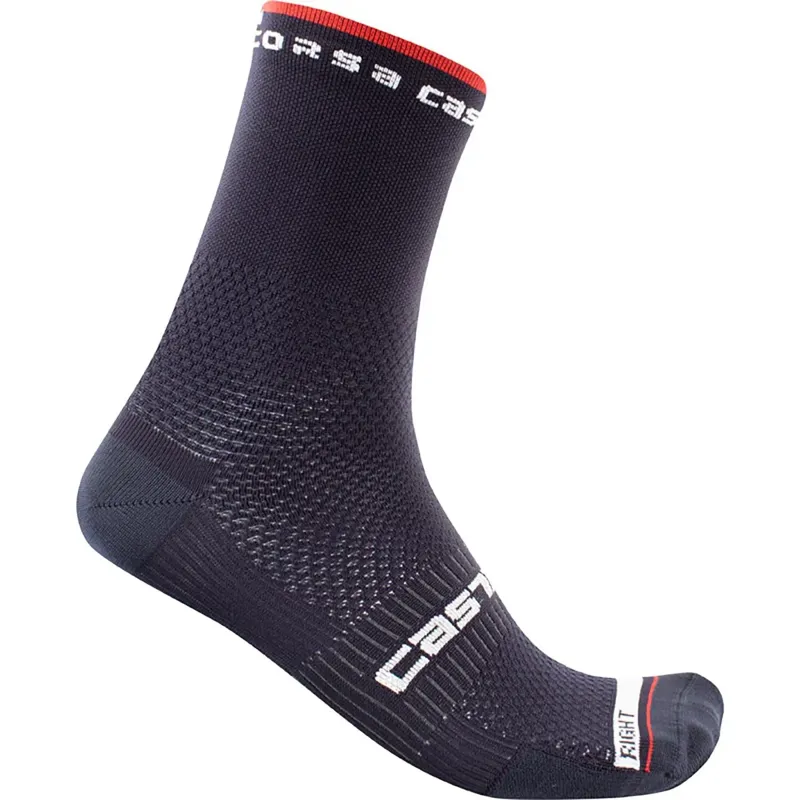 Castelli Rosso Corsa Pro 15 Socks Savile Blue