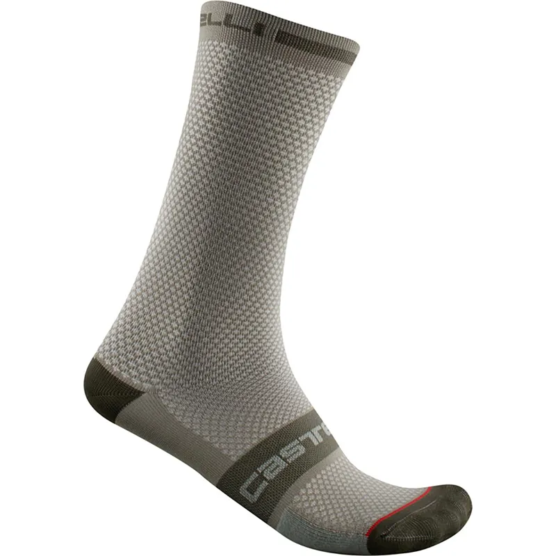Castelli Superleggera T 18 Socks Bark Green 