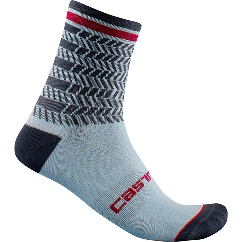 Castelli Avanti 12 Socks Dusty Blue Dark Steel Blue 