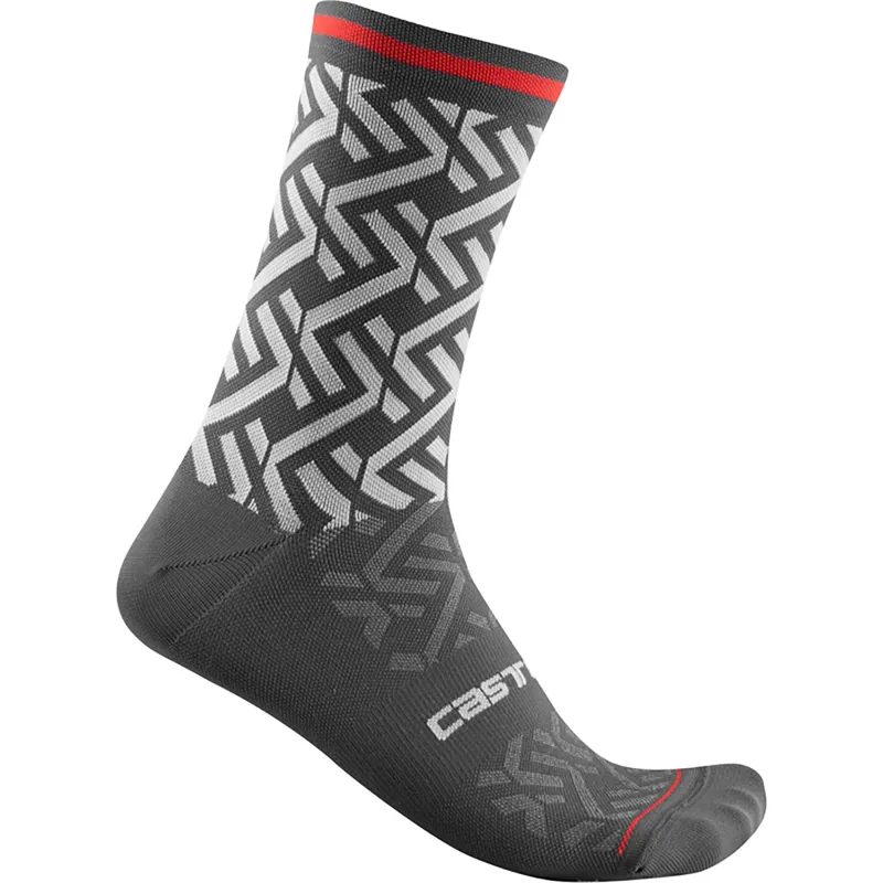 Castelli Tiramolla 15 Socks Dark Grey