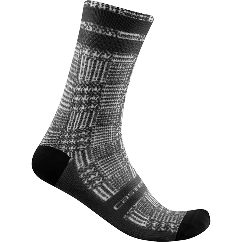 Castelli Maison 18 Socks Black White 