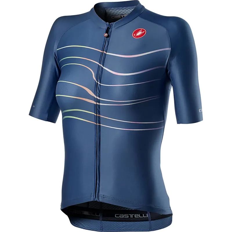 Castelli Aero Pro Womens Jersey Agate Blue 