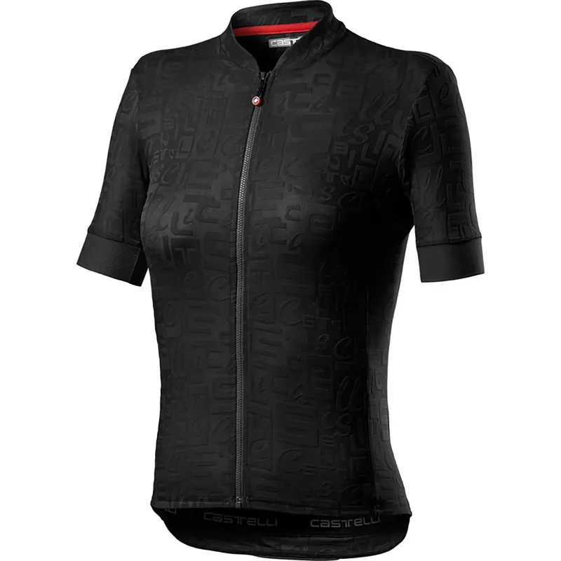 Castelli Promessa Jacquard Womens Jersey Black 