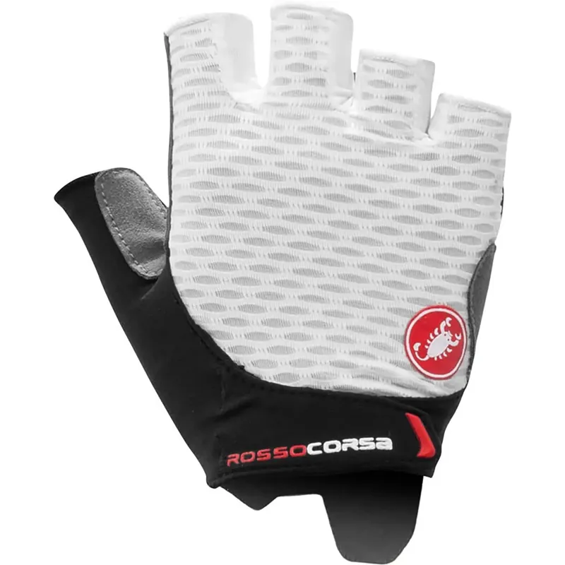 Castelli Rosso Corsa 2 Womens Gloves White 
