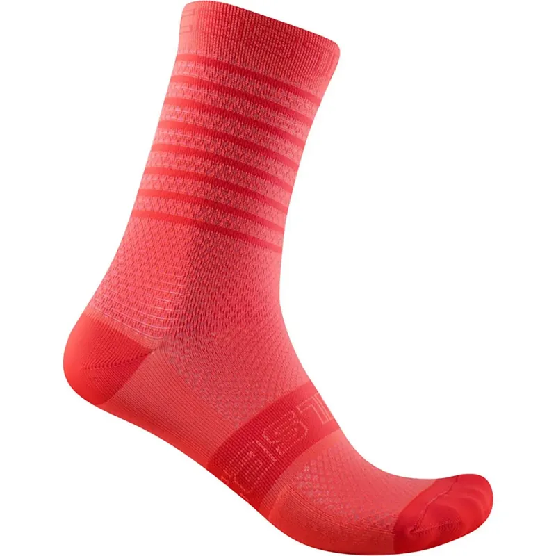 Castelli Superleggera Womens 12 Socks Brilliant Pink 
