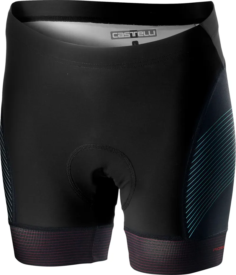 Castelli Free Womens Tri Short Shorts Multi Colour Black