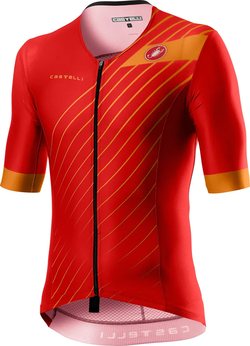 Castelli Free Speed 2 Race Top Red Fiery Red 