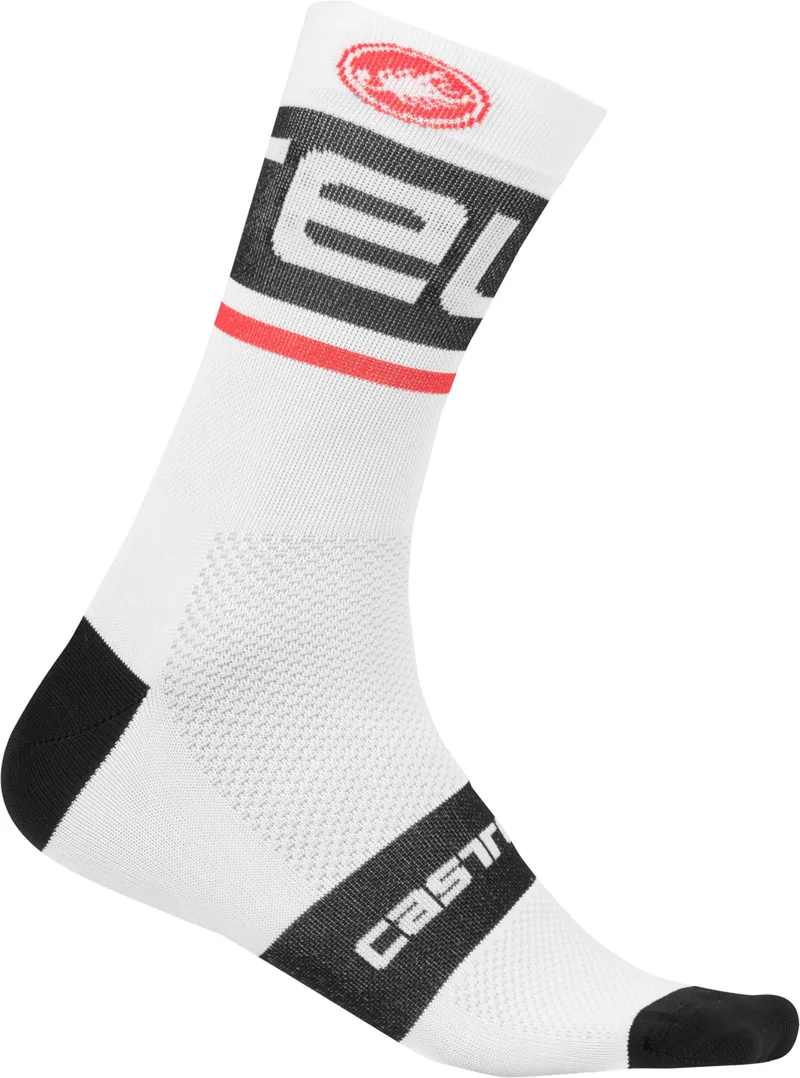Castelli Free Kit 13 Sock White/Black 
