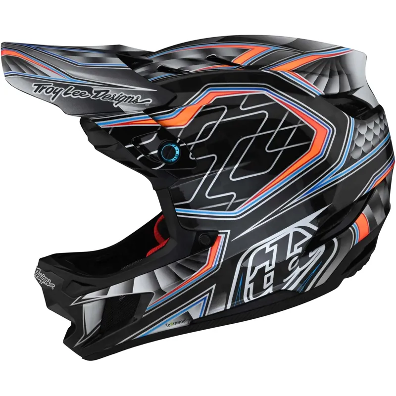 Troy Lee Designs D4 Carbon Helmet Lo Rider Gray 