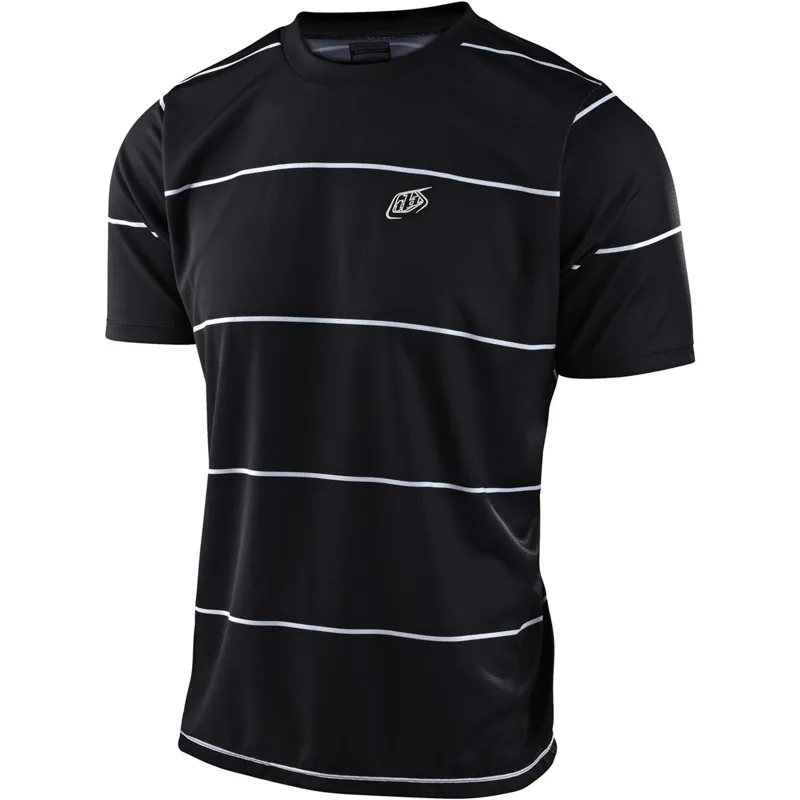 Troy Lee Designs Flowline Short Sleeve Jersey Stacked Black 