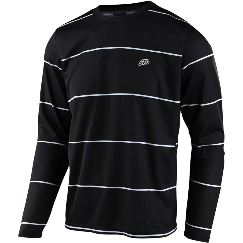 Troy Lee Designs Flowline Long Sleeve Jersey Stacked Black 
