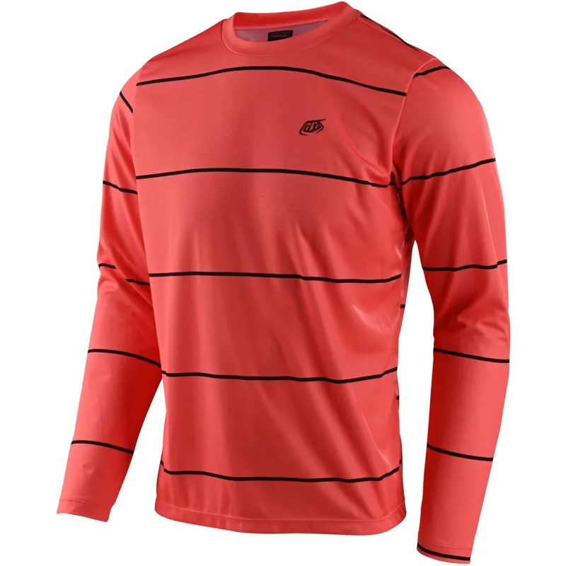 Troy Lee Designs Flowline Long Sleeve Jersey Stacked Coral 