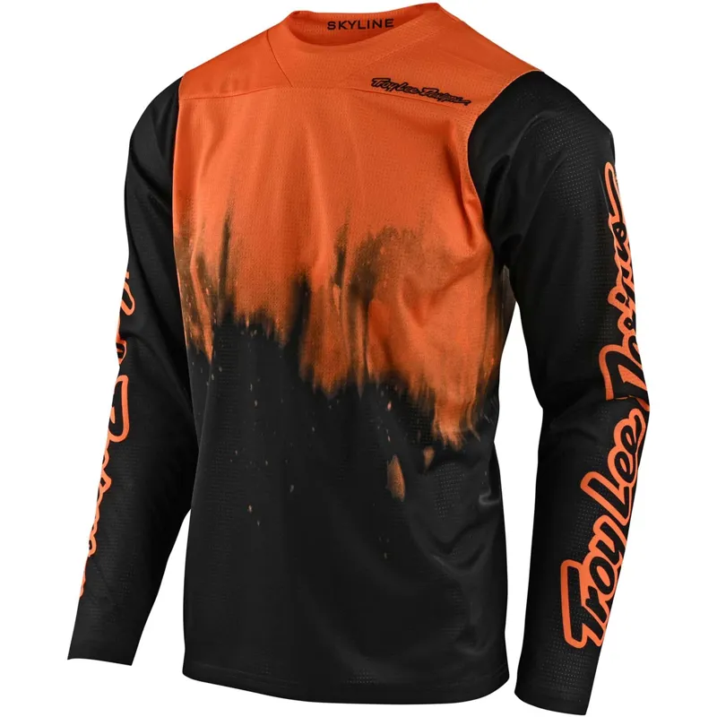 Troy Lee Designs Skyline Long Sleeve Jersey Tangelo Black 