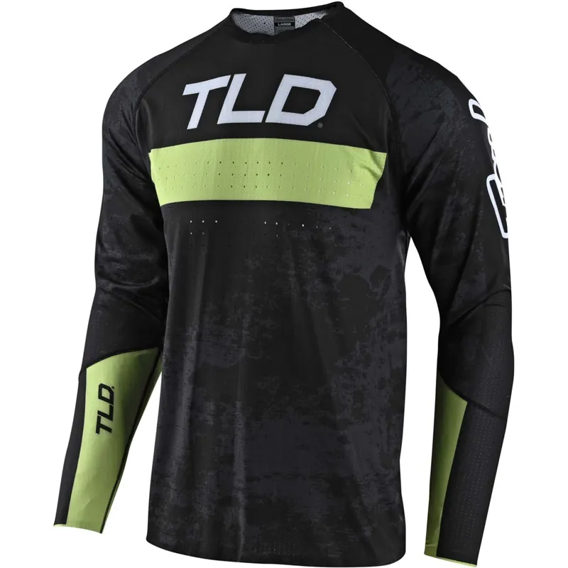 Troy Lee Designs Sprint Ultra Jersey Black Glo Green 