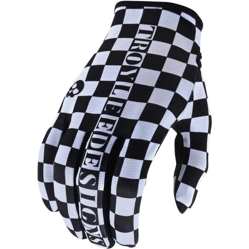 Troy Lee Designs Flowline Gloves White Black 