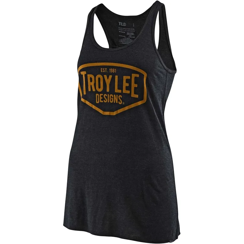 Troy Lee Designs Motor Oil Womens Tank Top Black