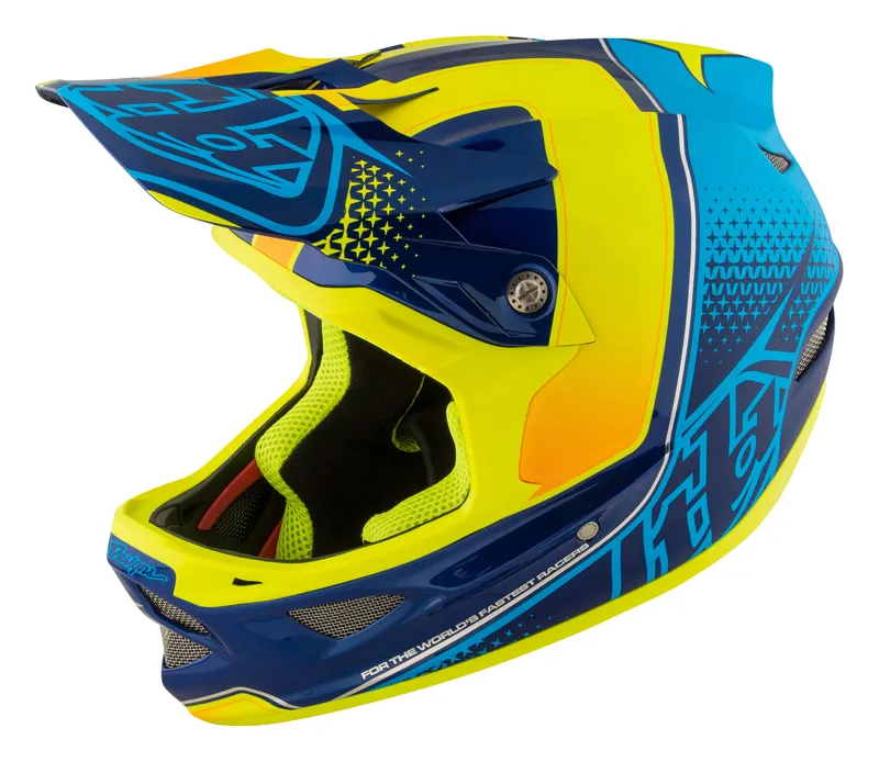 Troy Lee Designs D3 Helmet Starburst Yellow