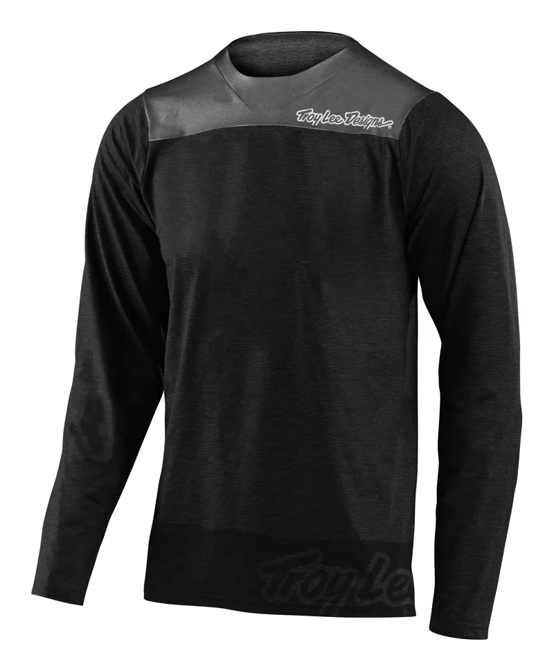 Troy Lee Designs Skyline Long Sleeve Jersey London Heather Black/Black 
