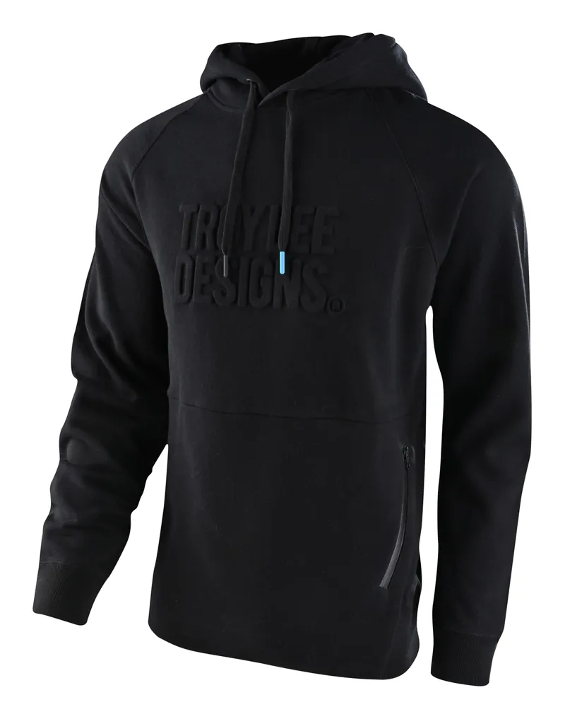 Troy Lee Designs Blackout Embossed Hoodie Black 