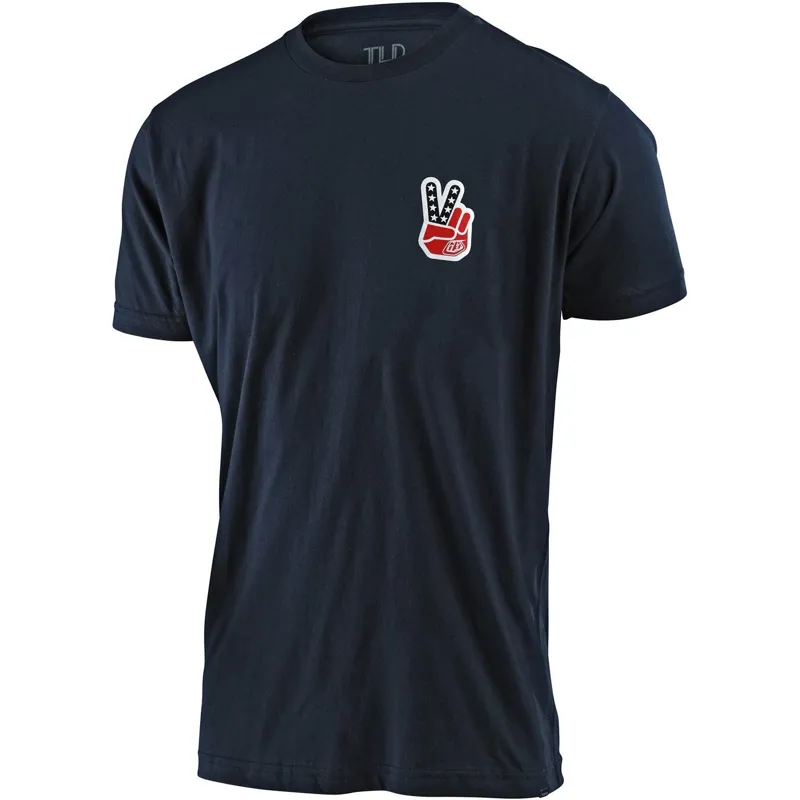 Troy Lee Designs Peace Out Tee Navy 