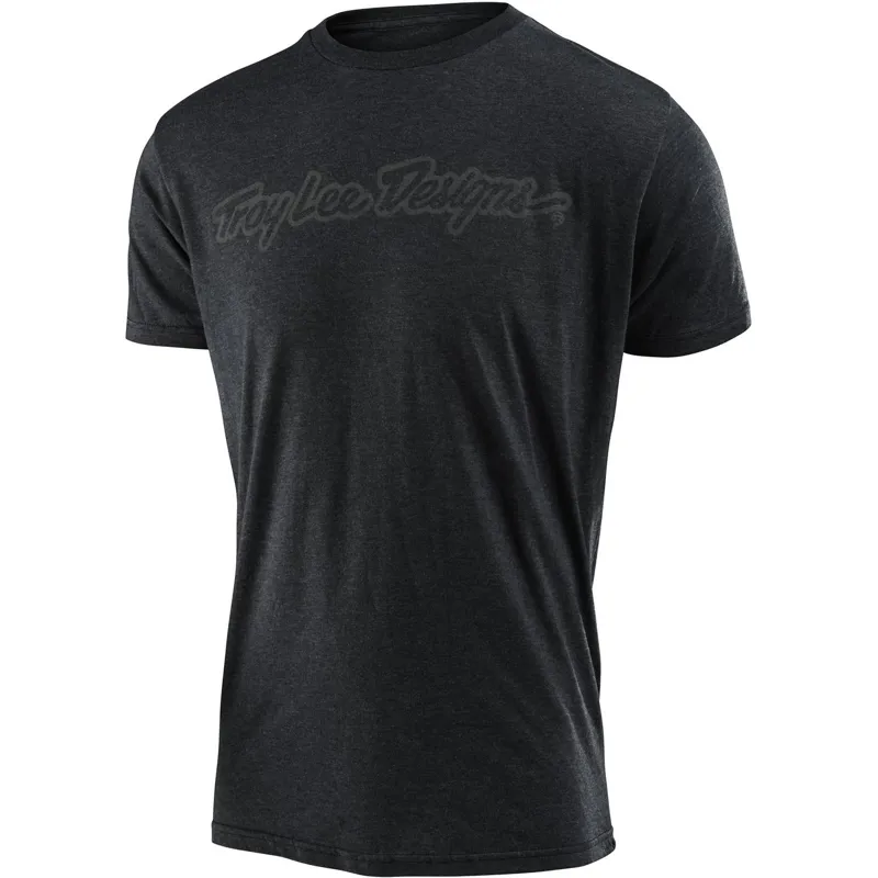 Troy Lee Designs Signature Tee Charcoal Heather 