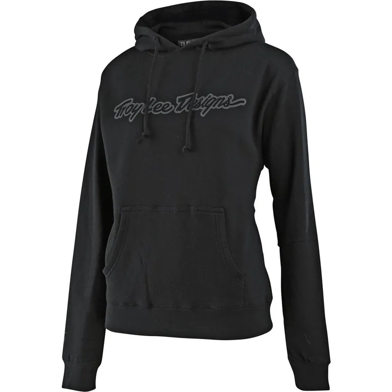 Troy Lee Designs Womens Signature Pullover Black 