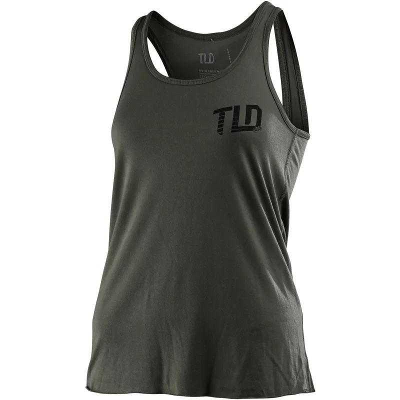 Troy Lee Designs Womens Trackside Tank Military Green 