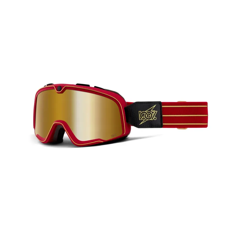 100 Percent Barstow Goggle True Gold Mirror Lens Cartier
