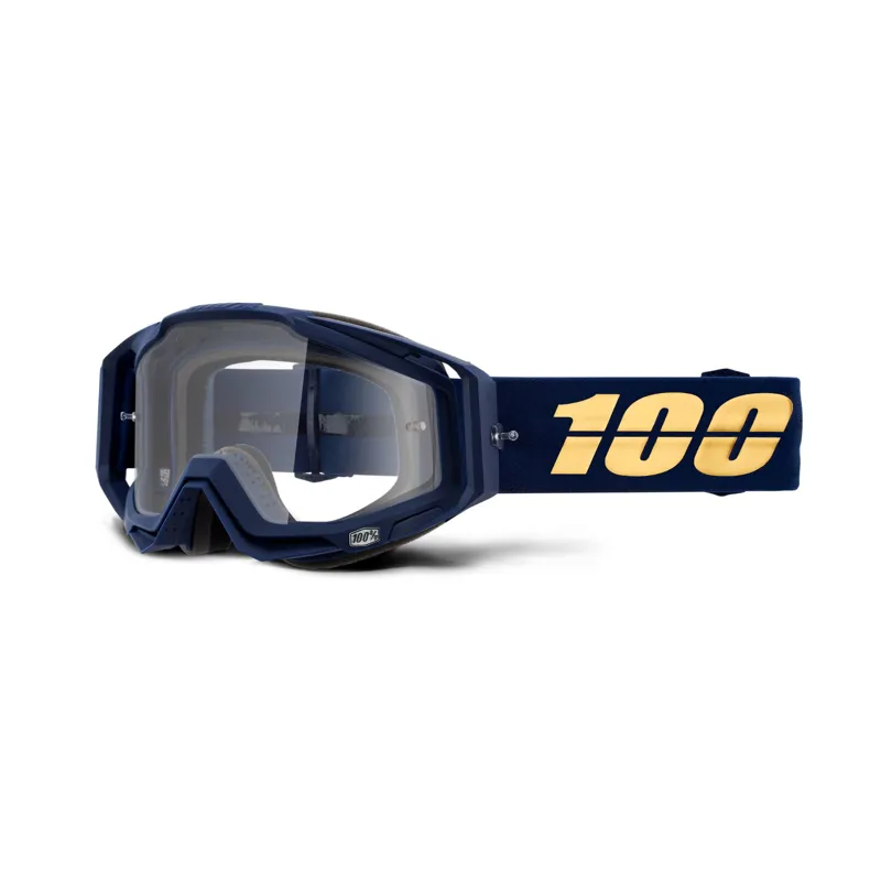 100 Percent Racecraft Goggles Clear Lens Bakken