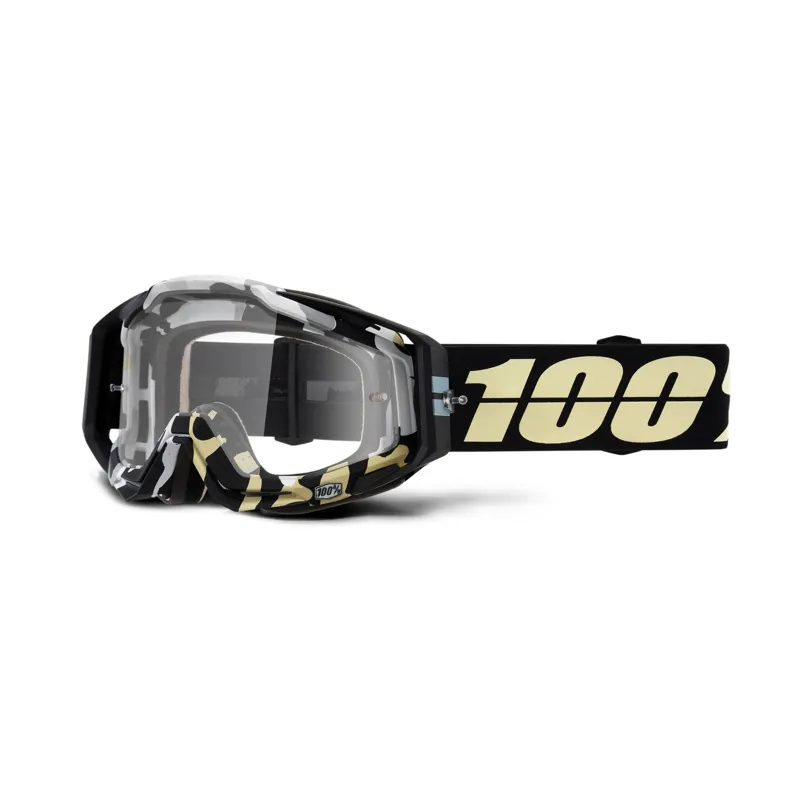 100 Percent Racecraft Goggles Clear Lens Ergoflash