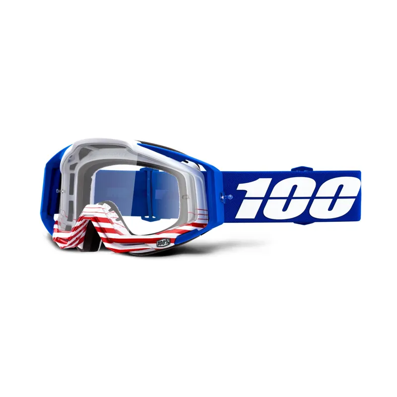 100 Percent Racecraft Goggles Clear Lens Anthem